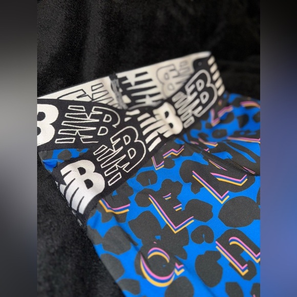 New Balance Relentless Crossover Printed High-Rise Tight Serene-Blue size Small - Picture 8 of 13